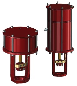TYPE 51/52/53 — Pneumatic Piston Actuators